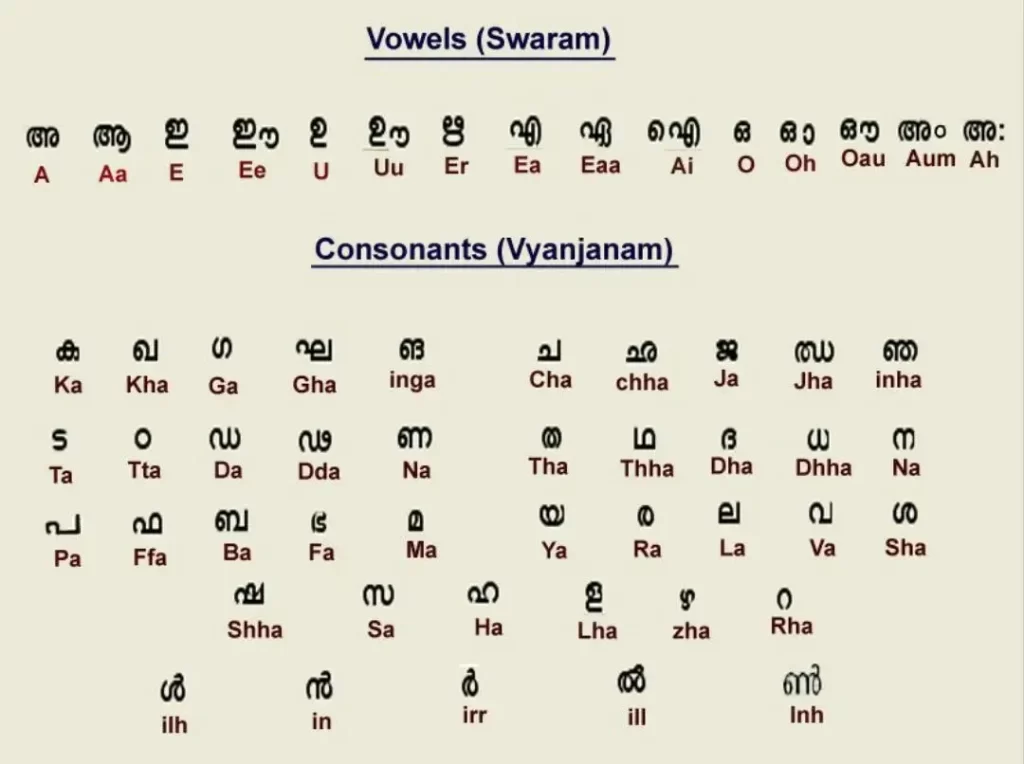 WHAT IS MALAYALAM LANGUAGE visual data 2